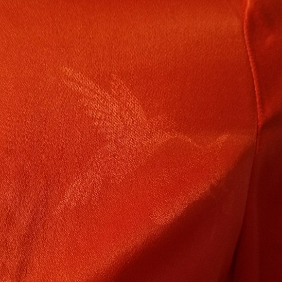 Beautiful sateen Asian-inspired jacket - Picture 3 of 7